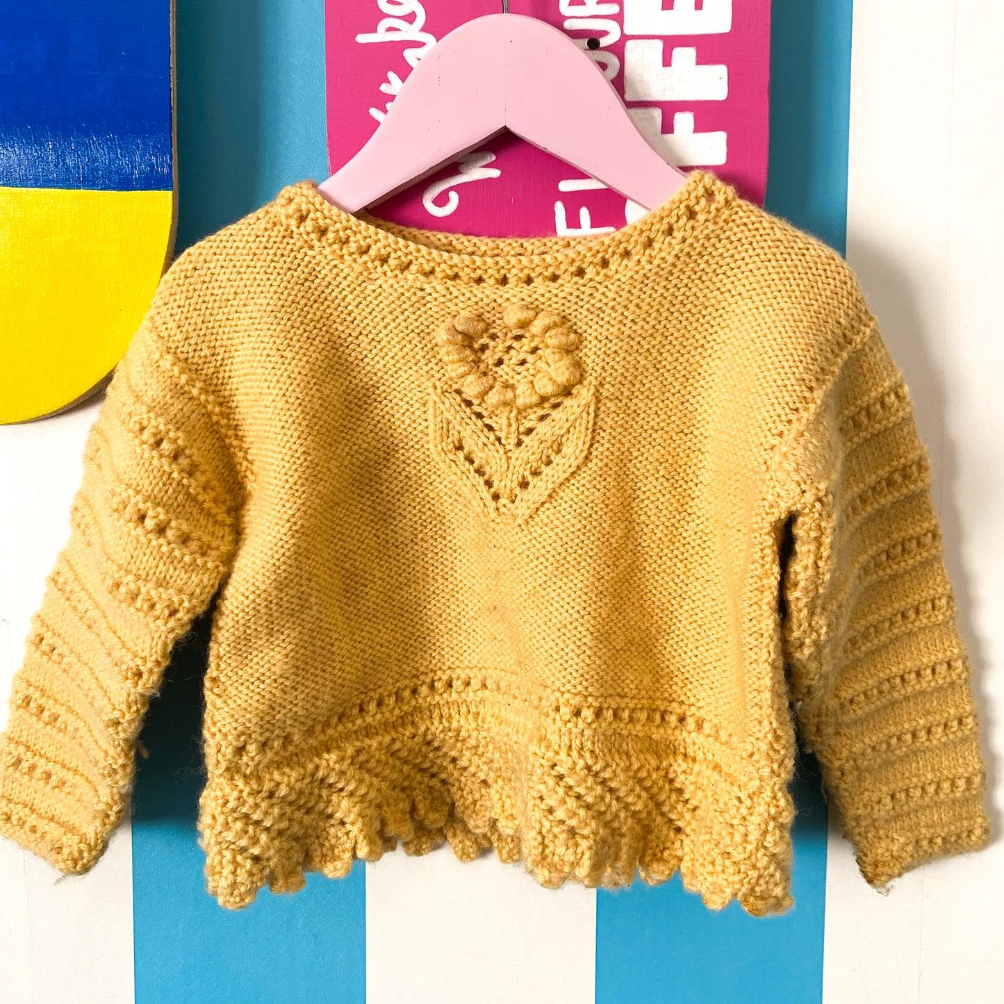 Yellow Handmade Knit - Size 2-3Y