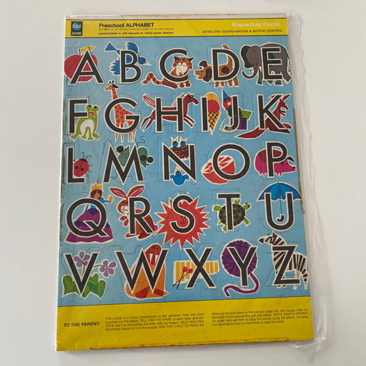 Puzzle - Vintage Alphabet