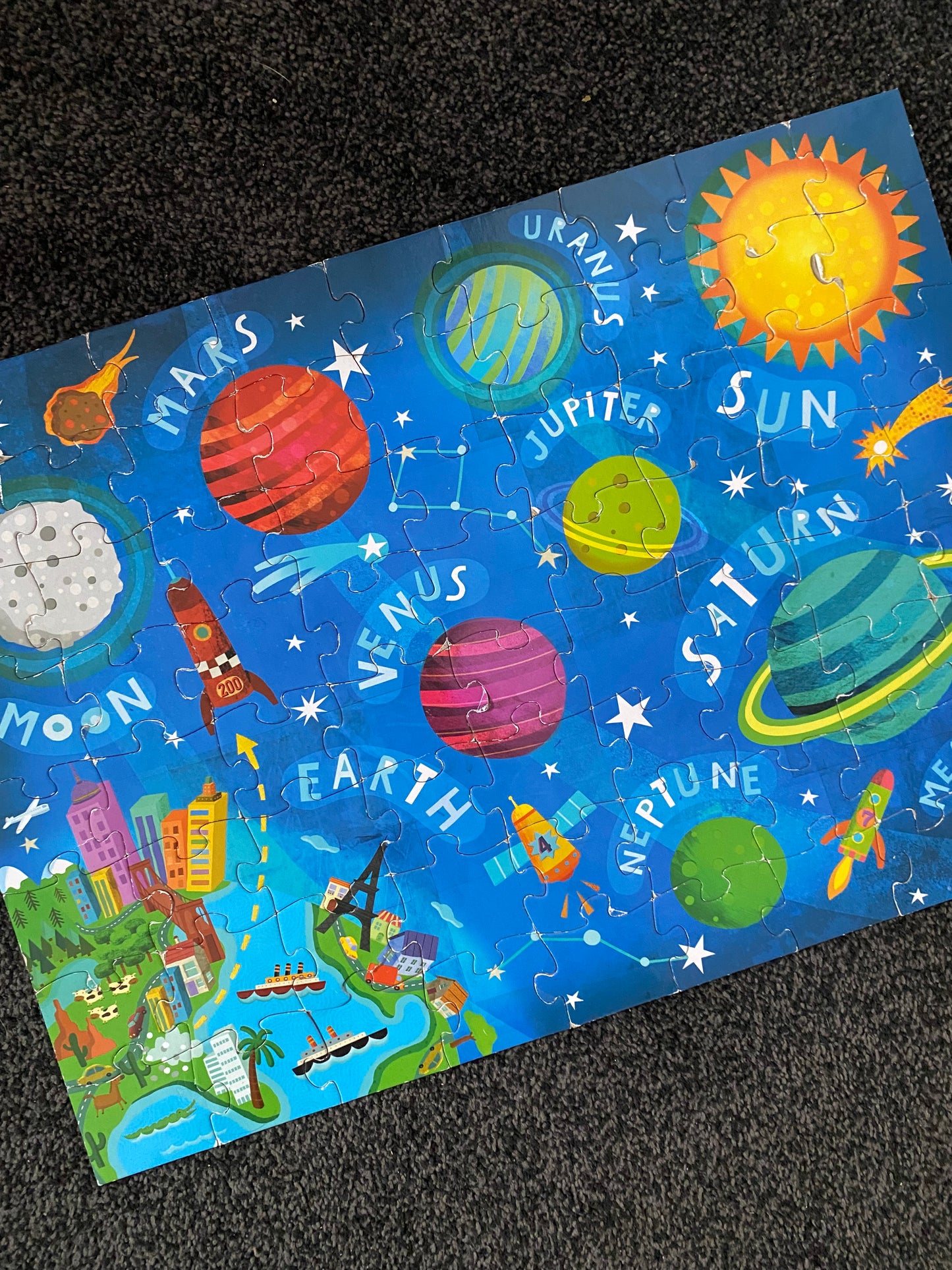 Crocodile Creek Space 72 Piece Puzzle