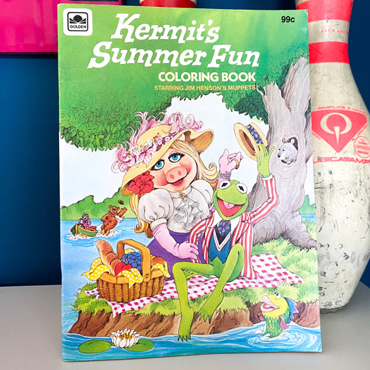 Vintage Muppets Kermit’s Summer Fun Colouring Book (NEW)