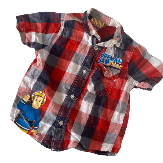 Fireman Sam Shirt - Size 3-4Y