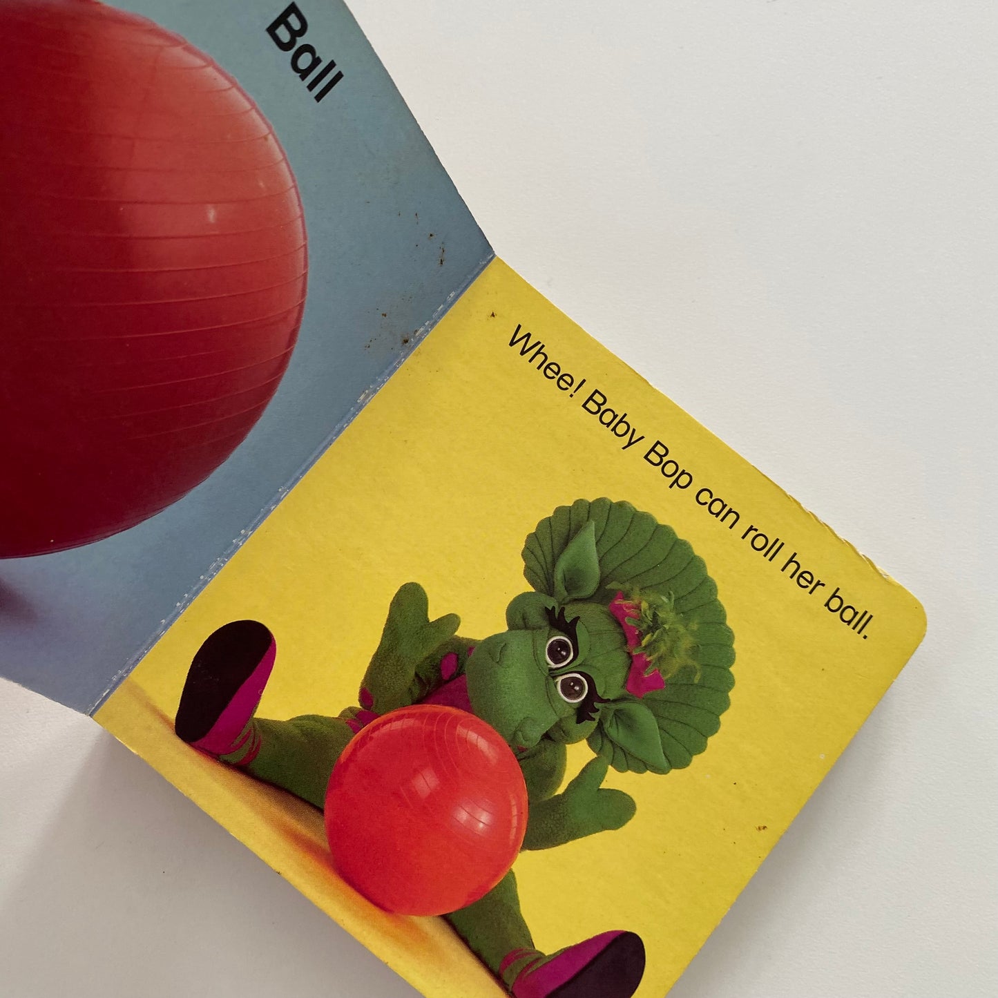 Vintage Barney Baby Bop’s Toys Board Book
