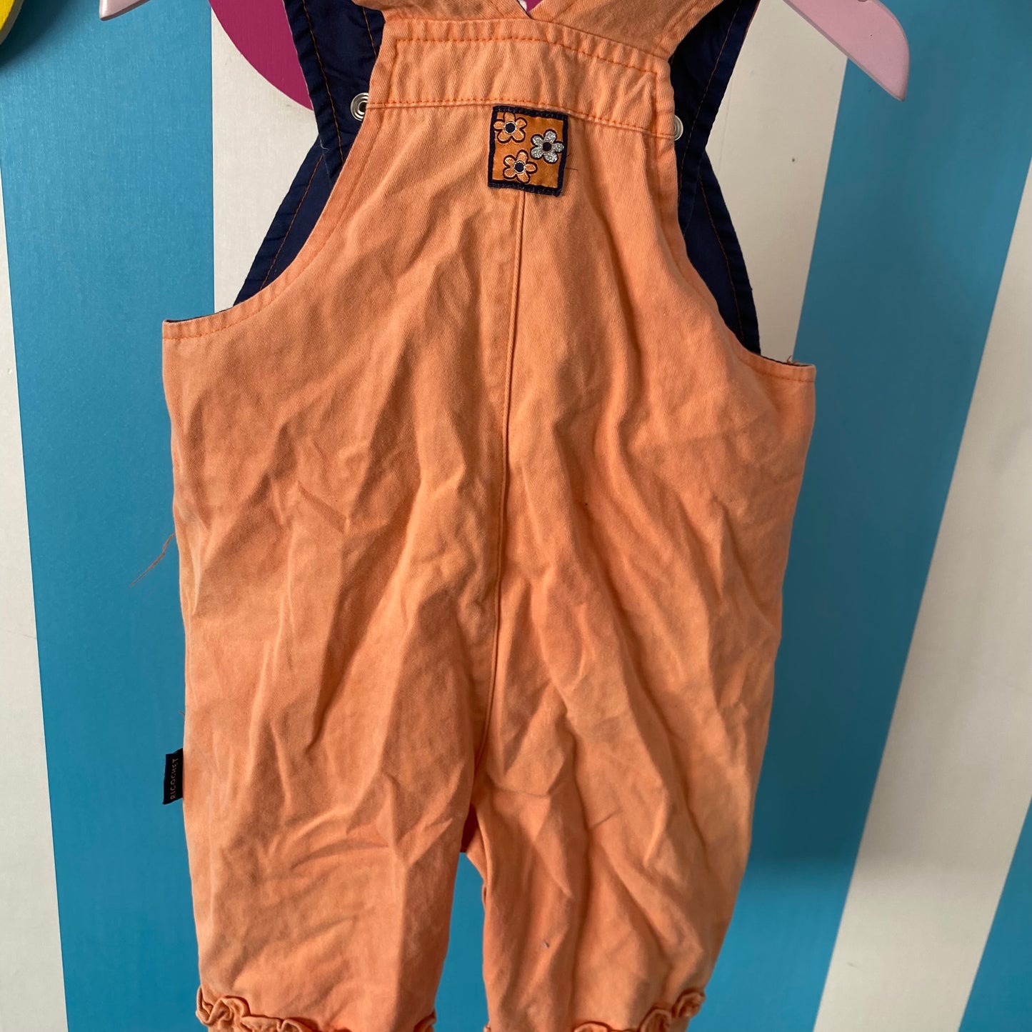 Y2K Ricochet Overalls - Size 12M