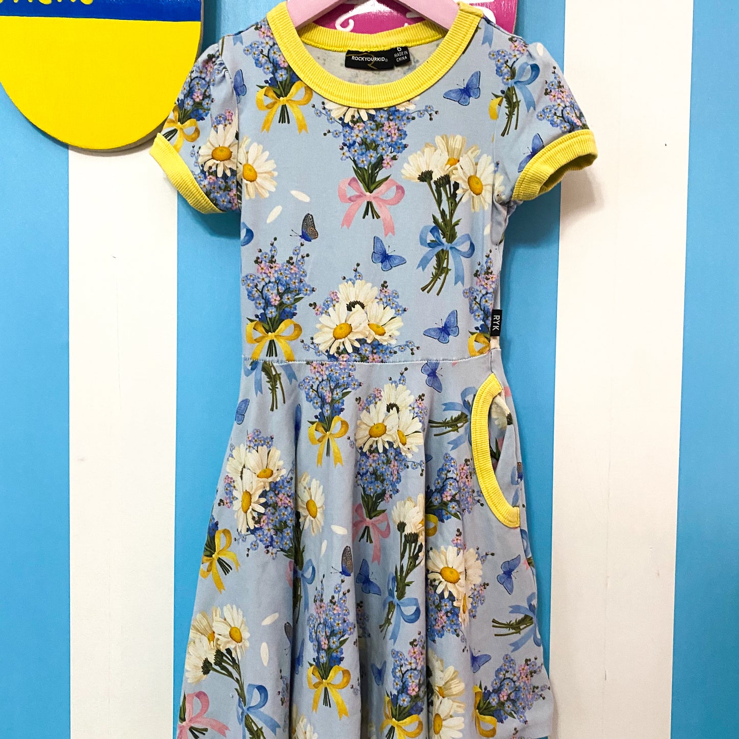 Rock Your Kid Floral Dress - Size 6