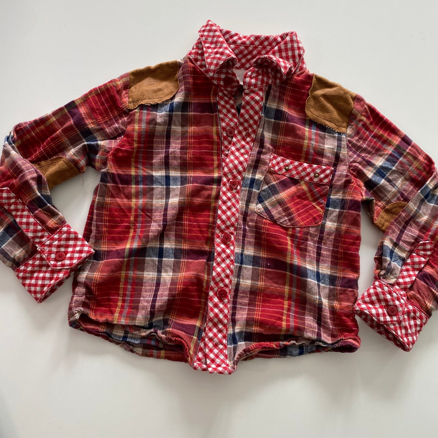 Vintage Plaid Shirt - Size 3