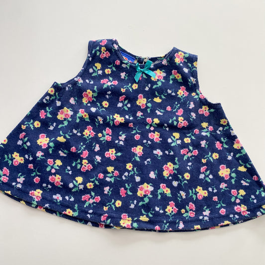 Vintage Kids Club Floral Top - Size 1