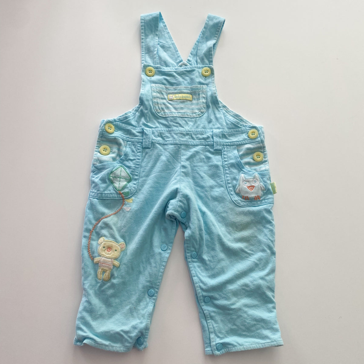 Vintage Pumpkin Patch Overalls - Size 6-12M