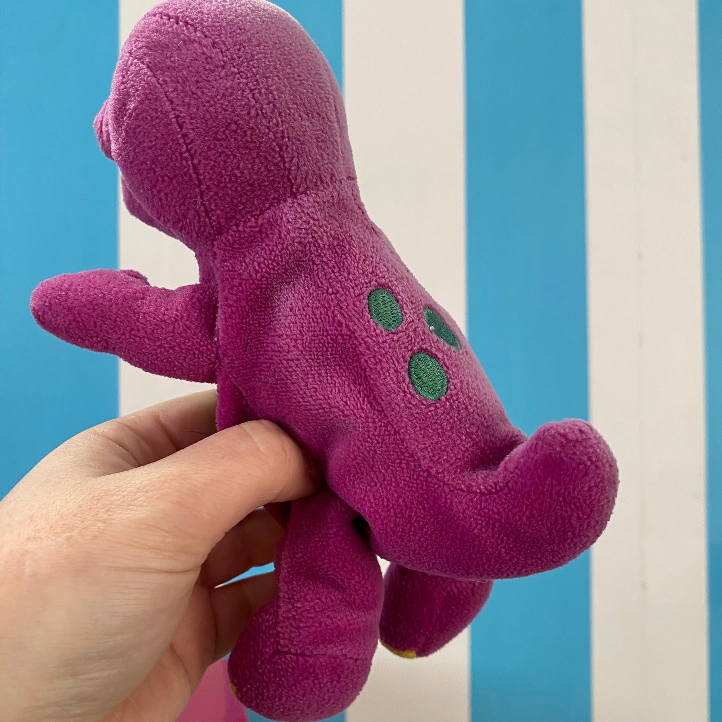 Vintage Barney Beanie Plush