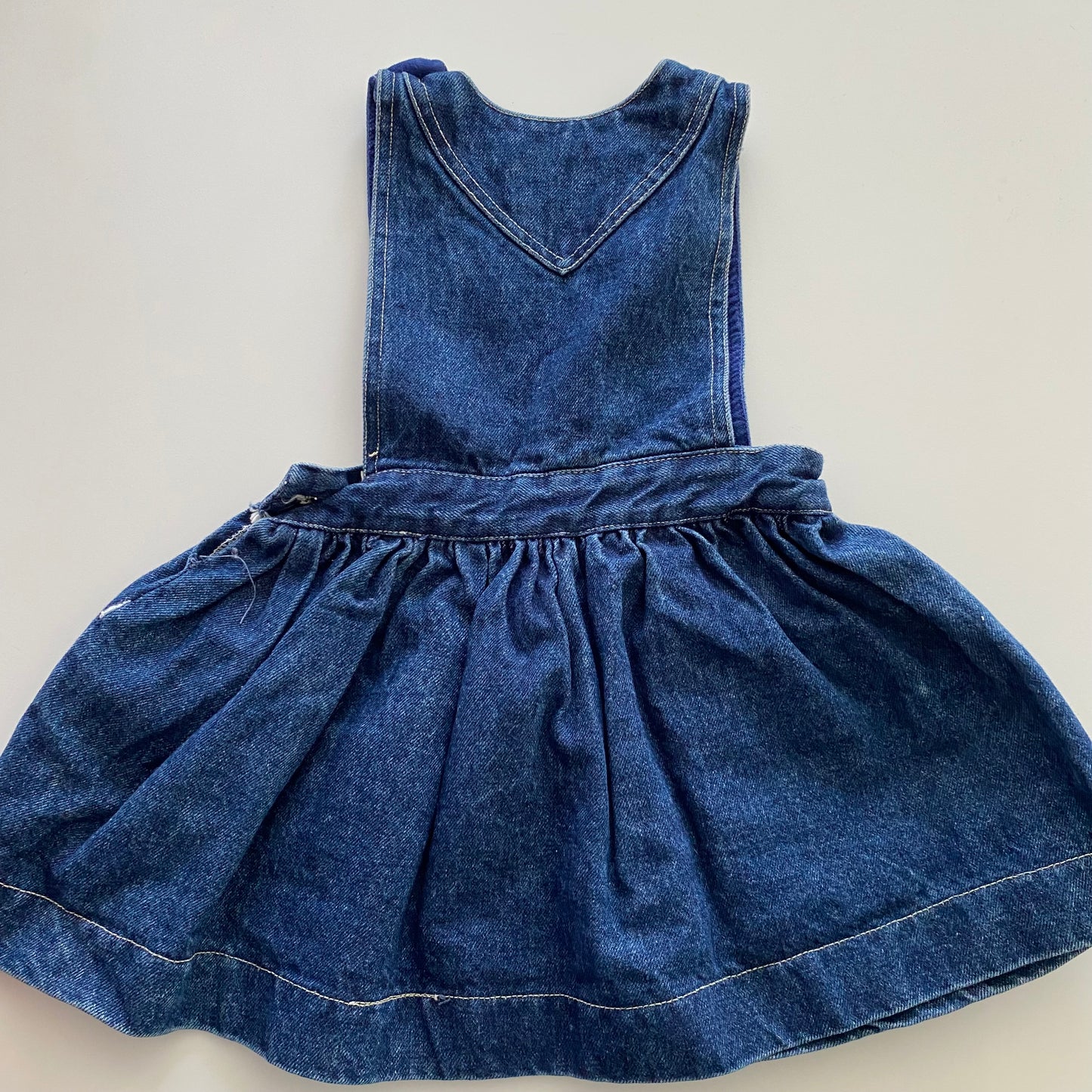 Vintage Ladybird Denim Dress - Size 3
