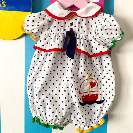 Vintage Teeny Weeny Romper - Size 6M