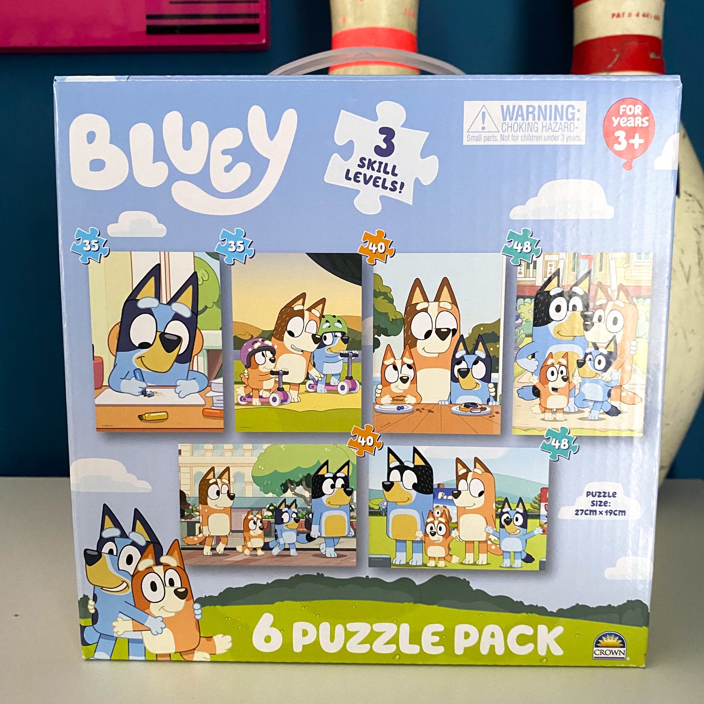 Bluey 6 Puzzle Pack