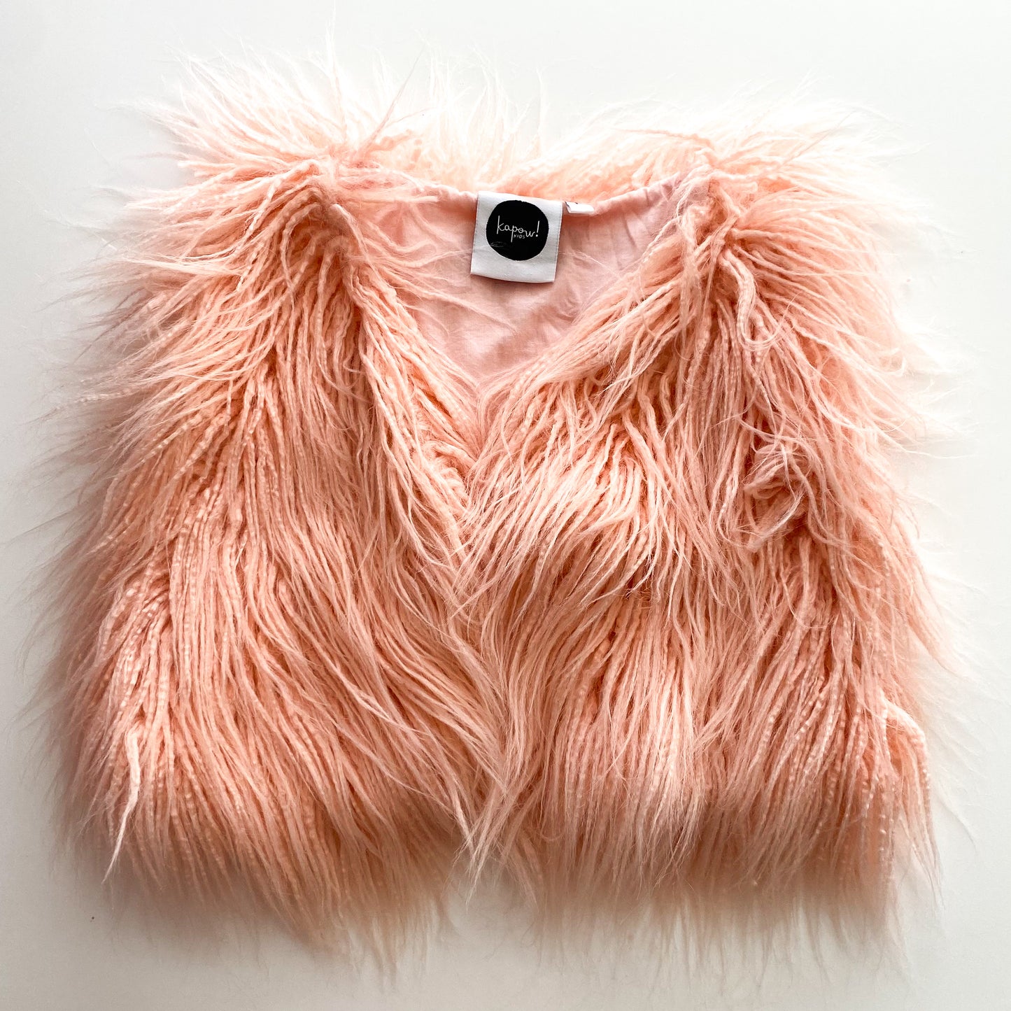 Kapow Faux Fur Vest - Size 2