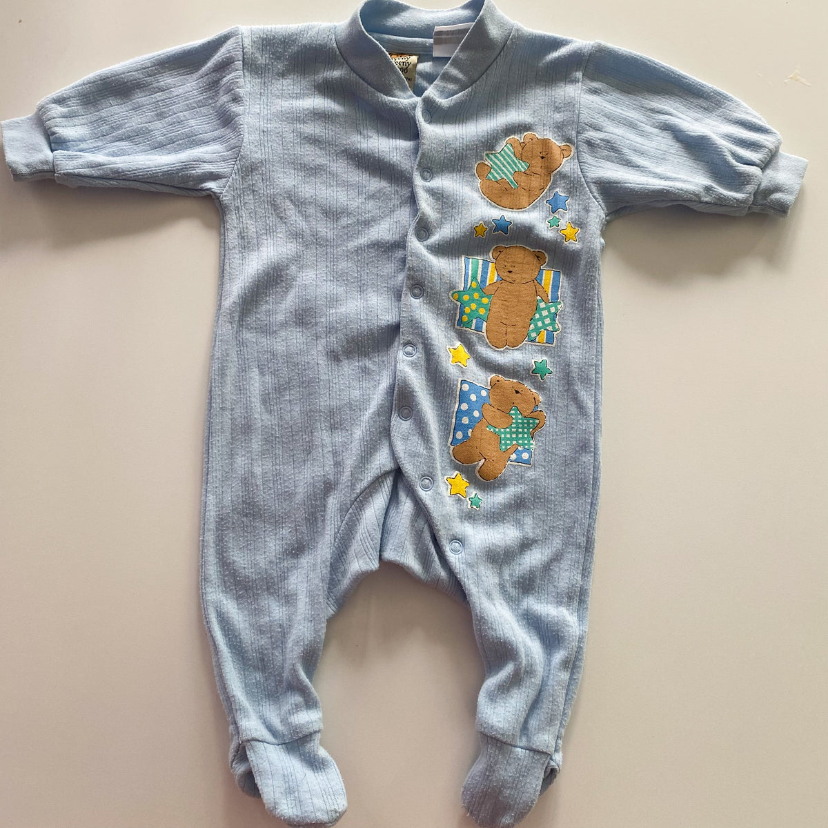 Vintage Teeny Weeny Footed Suit - Size 3M