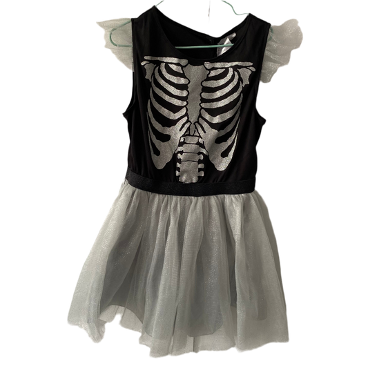 Tulle Skeleton Costume - Size 6-8Y