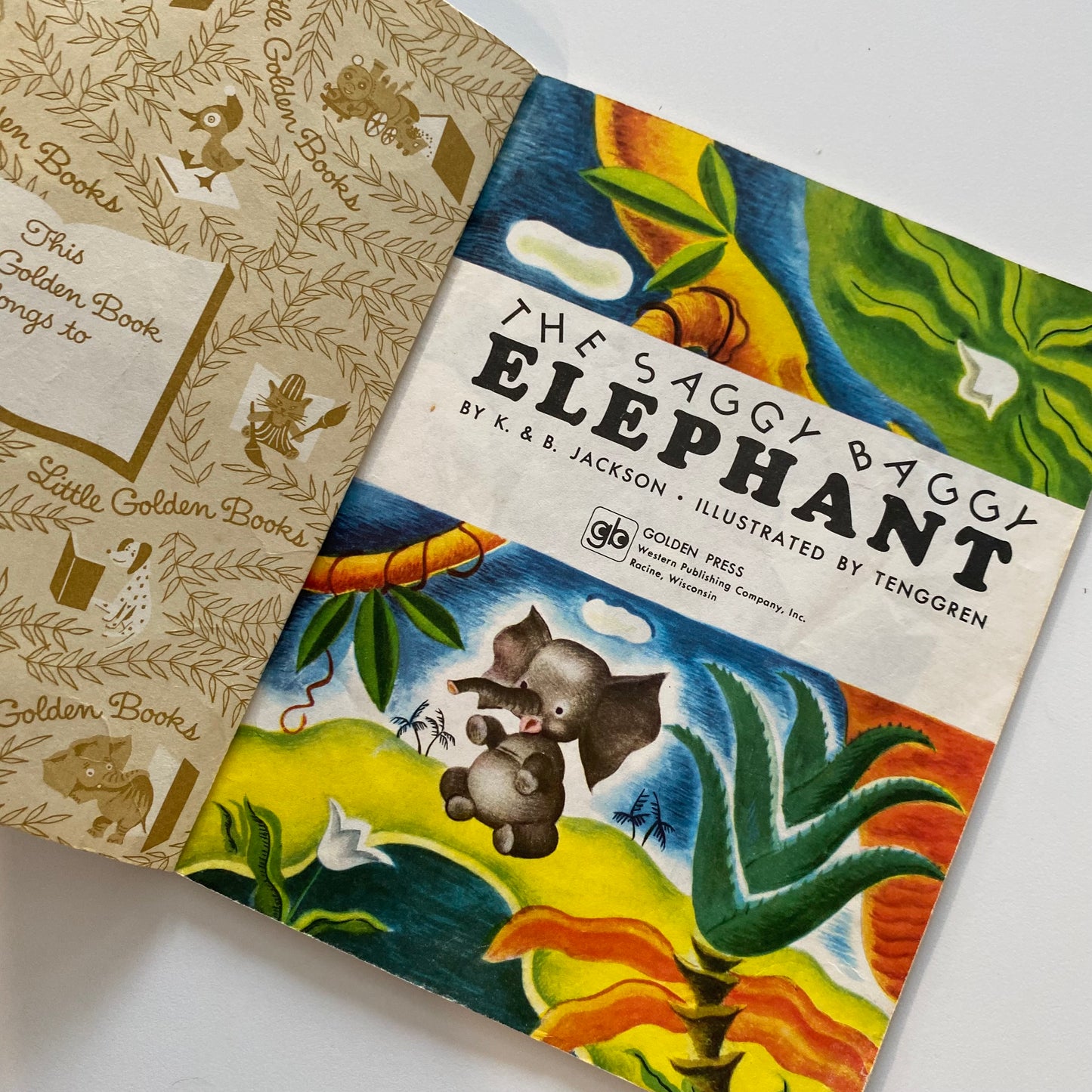 Book - Little Golden The Saggy Baggy Elephant