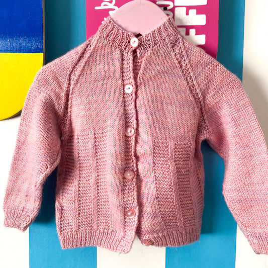 Handmade Knit Cardigan - Size 1