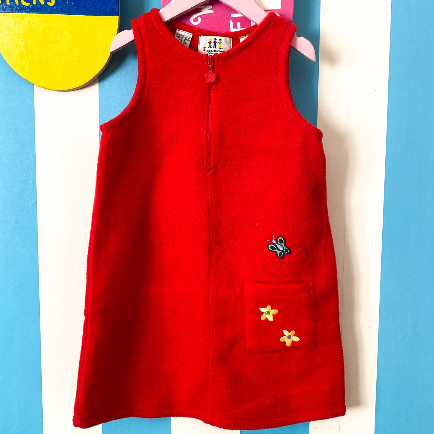 Y2K Fleece Dress - Size 5-6Y