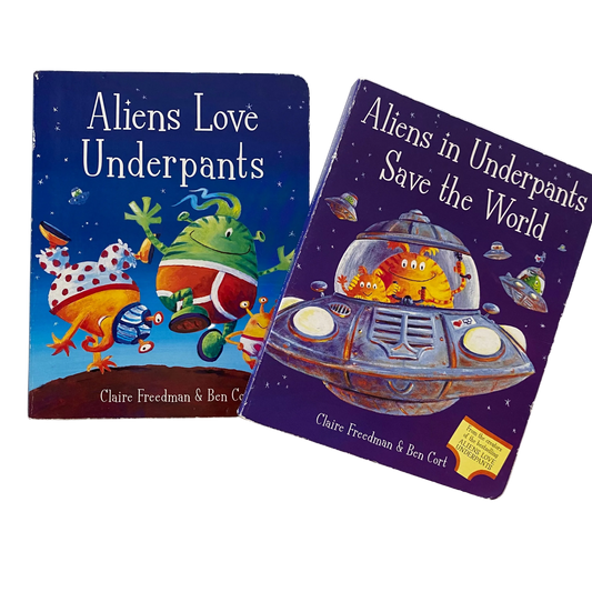 Aliens Love Underpants Book Bundle