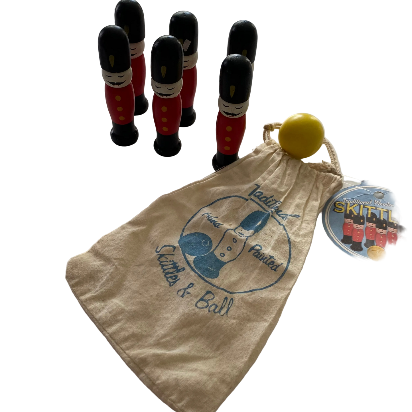 Wooden Skittles Game