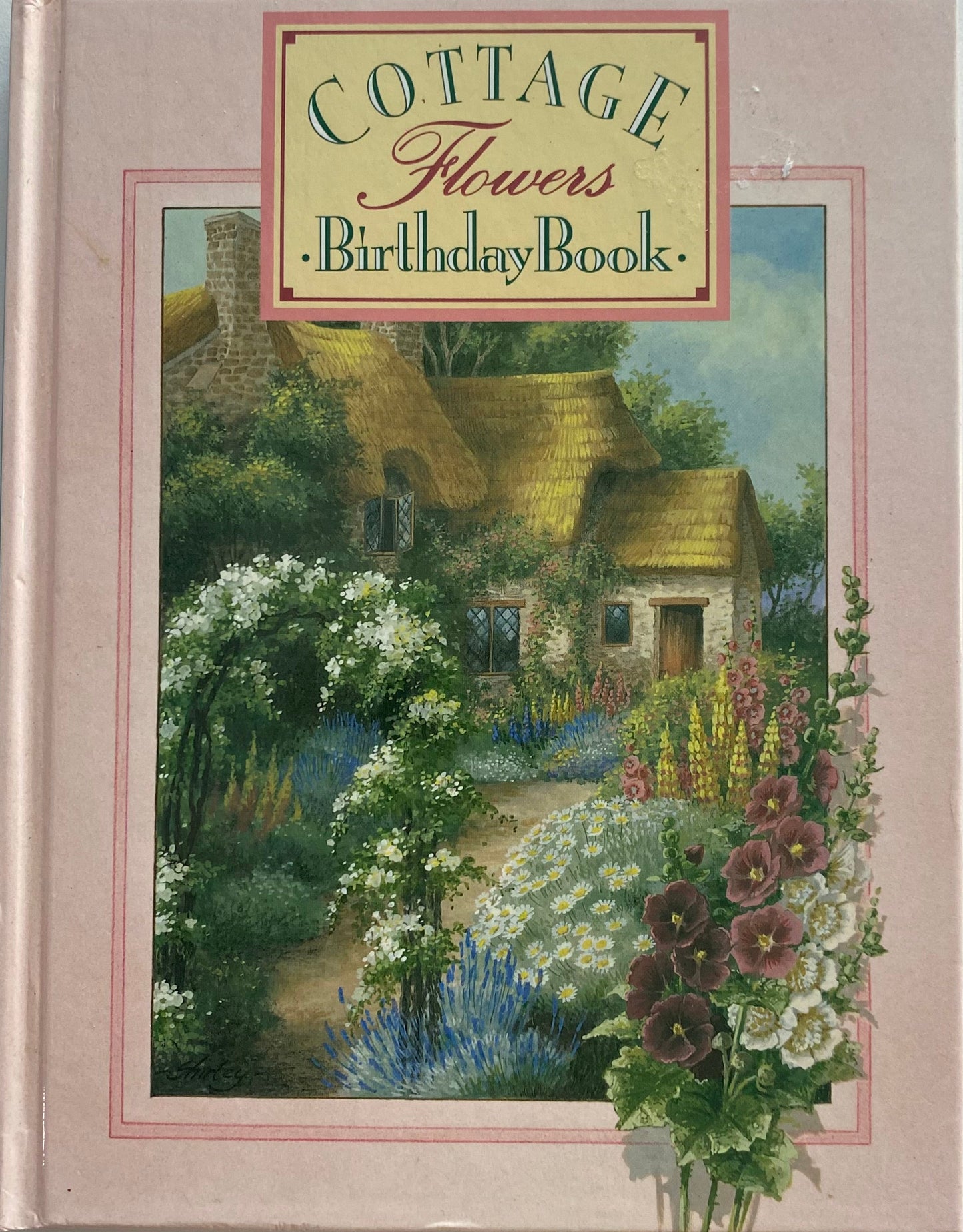 Shirley Barber Cottage Flowers Birthday Book (NEW)