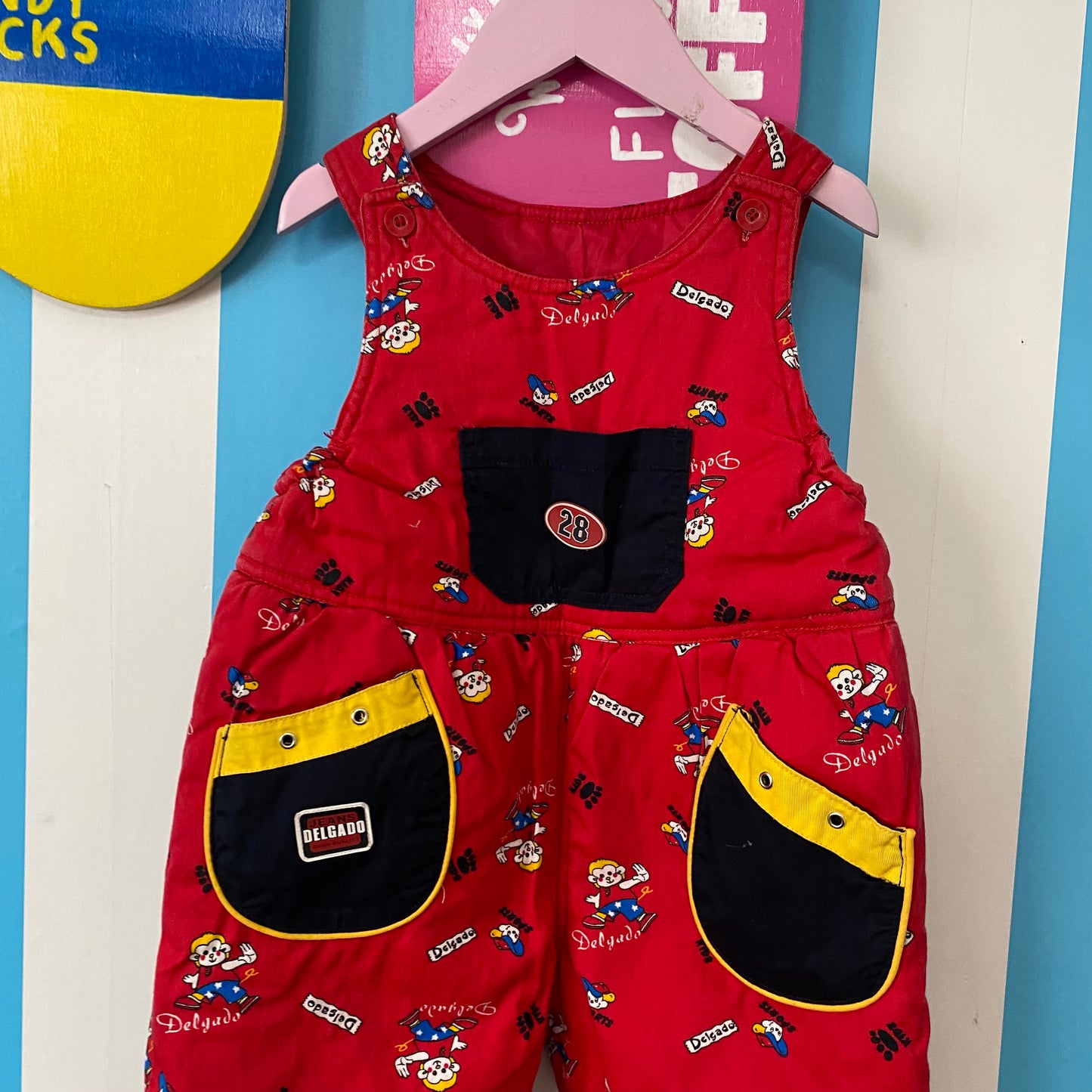 Vintage Padded Overalls - Size 2