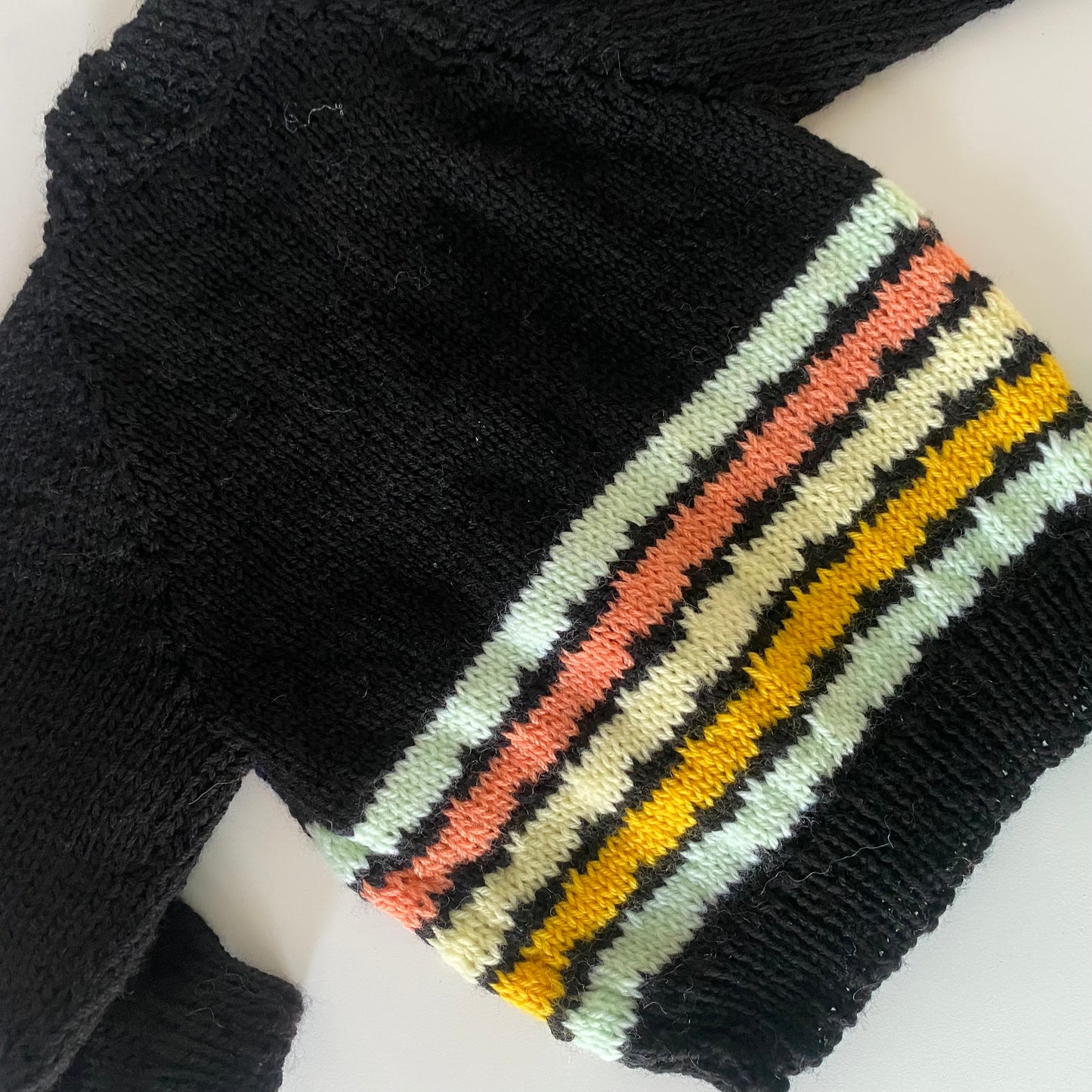 Handmade Knit Cardigan- Size 3-6M
