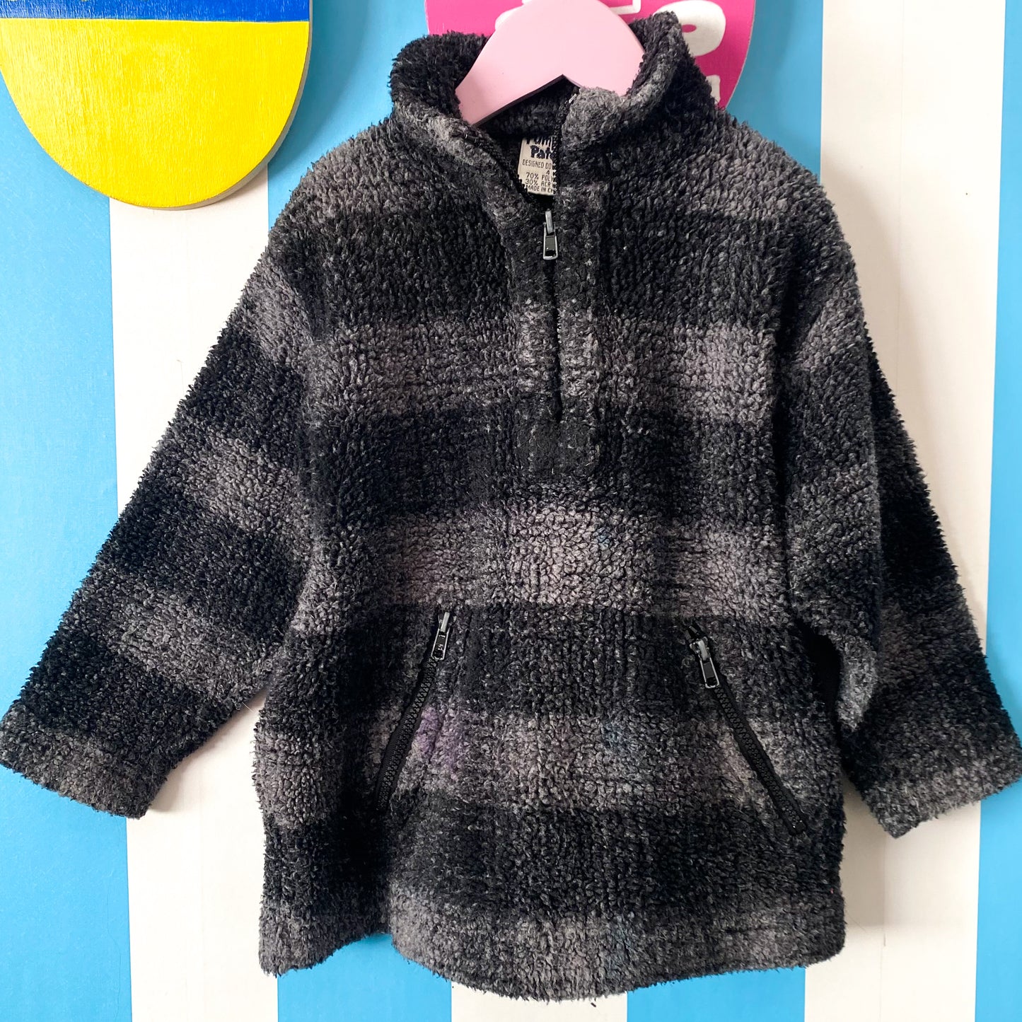 Vintage Pumpkin Patch Sherpa Jumper - Size 4
