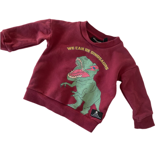 Rock Your Baby Dino Jumper - Size 6-12M