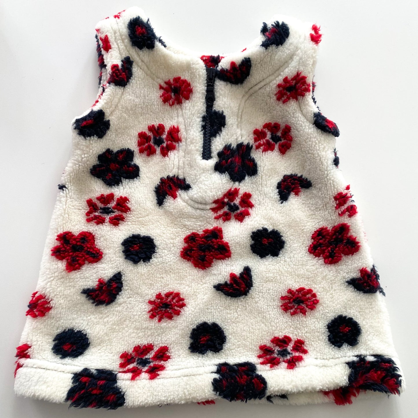 Vintage NZ Made Sherpa Dress - Size 12M