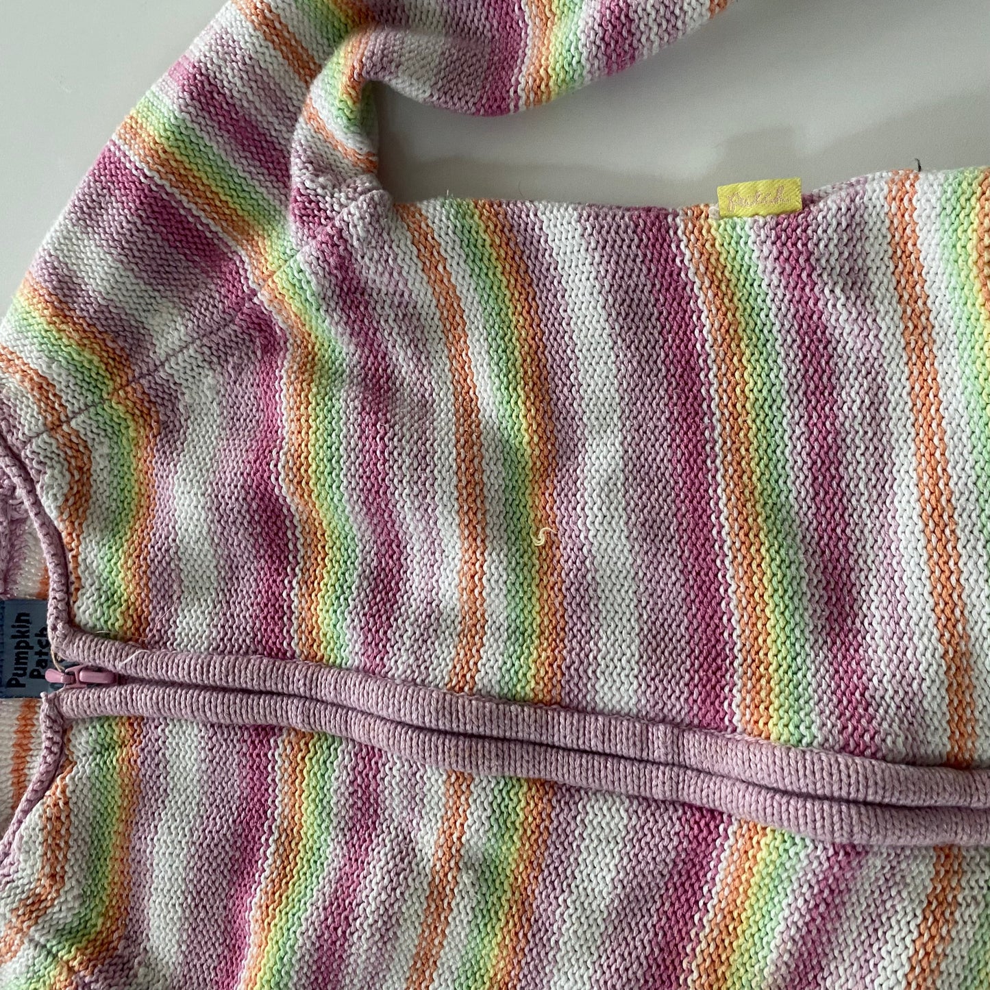 Vintage Pumpkin Patch Zip Jumper - Size 2