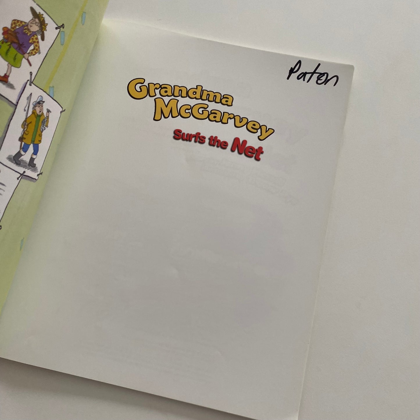 Grandma McGarvey Surfs The Net Book