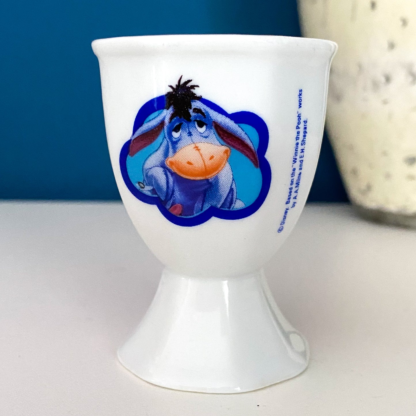 Vintage Winnie The Pooh Eeyore & Tigger Ceramic Egg Cup
