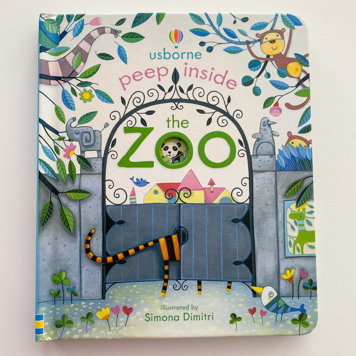 Usborne Peep Inside The Zoo Lift The Flap Board Book