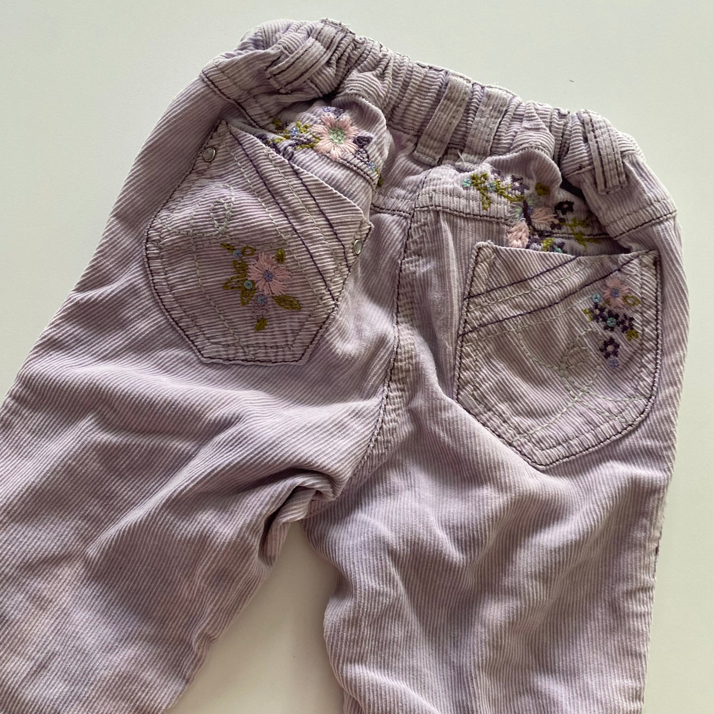 NEXT Lavender Corduroy Flare Pants - Size 2