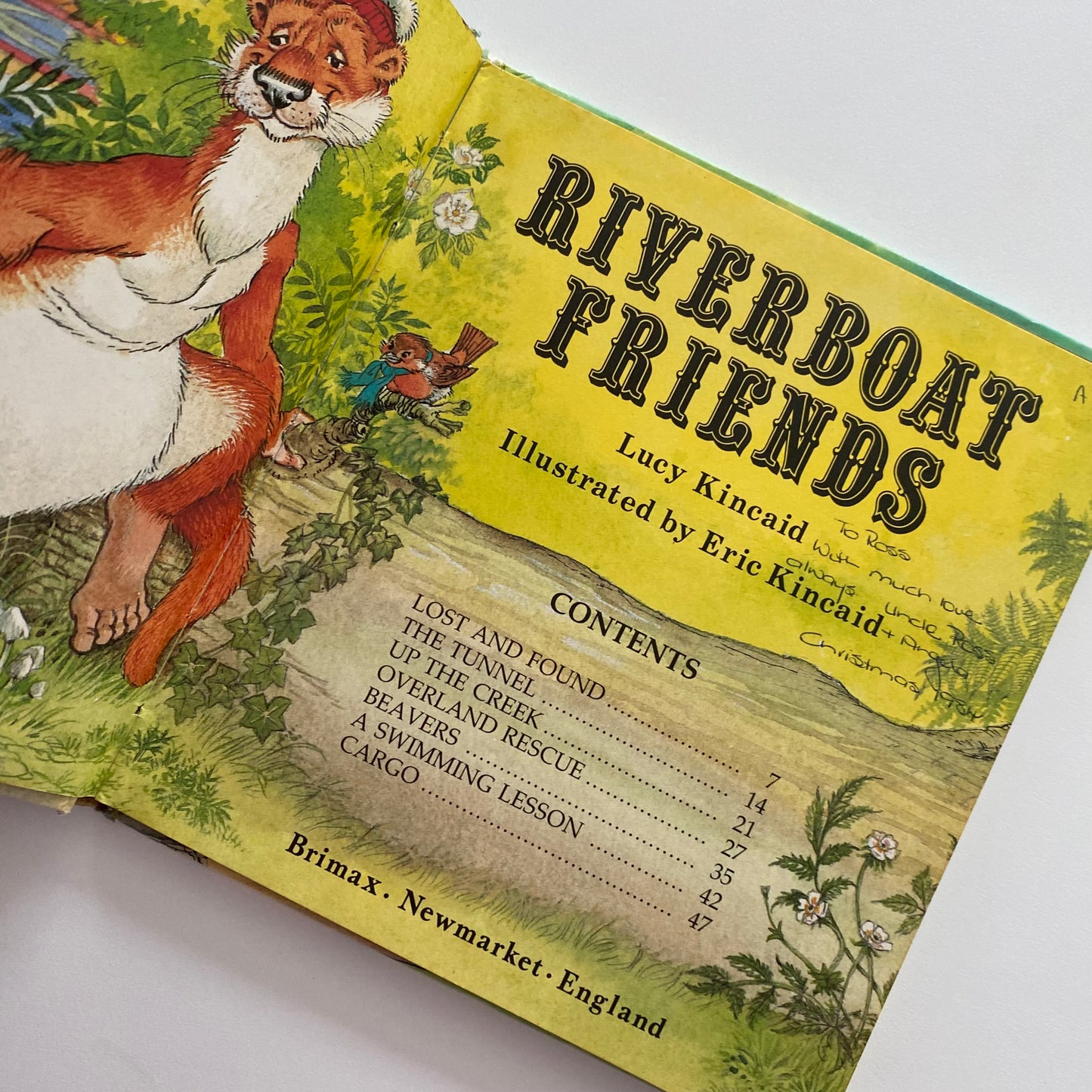 Vintage Riverboat Friends Book