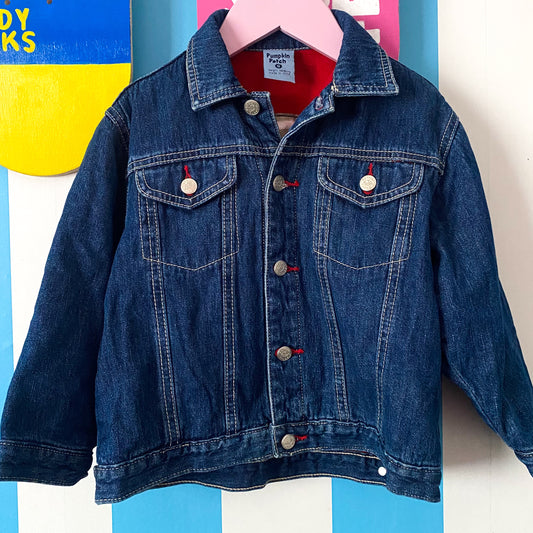 Vintage Pumpkin Patch Denim Jacket - Size 4