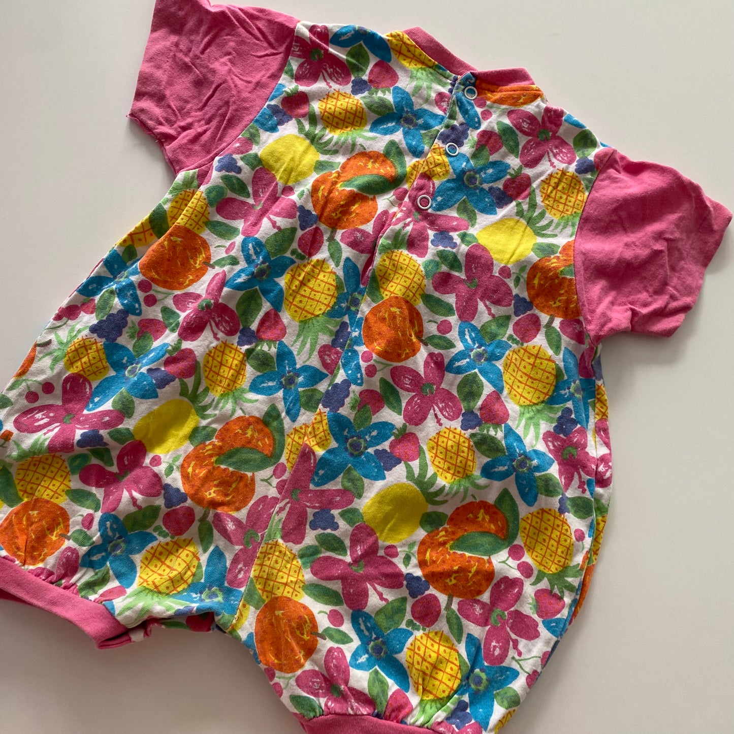 Vintage Made In Australia Tick Tock Romper - Size 12M