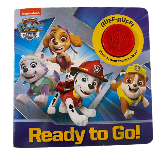 Paw Patrol Ready To Go Sound Book