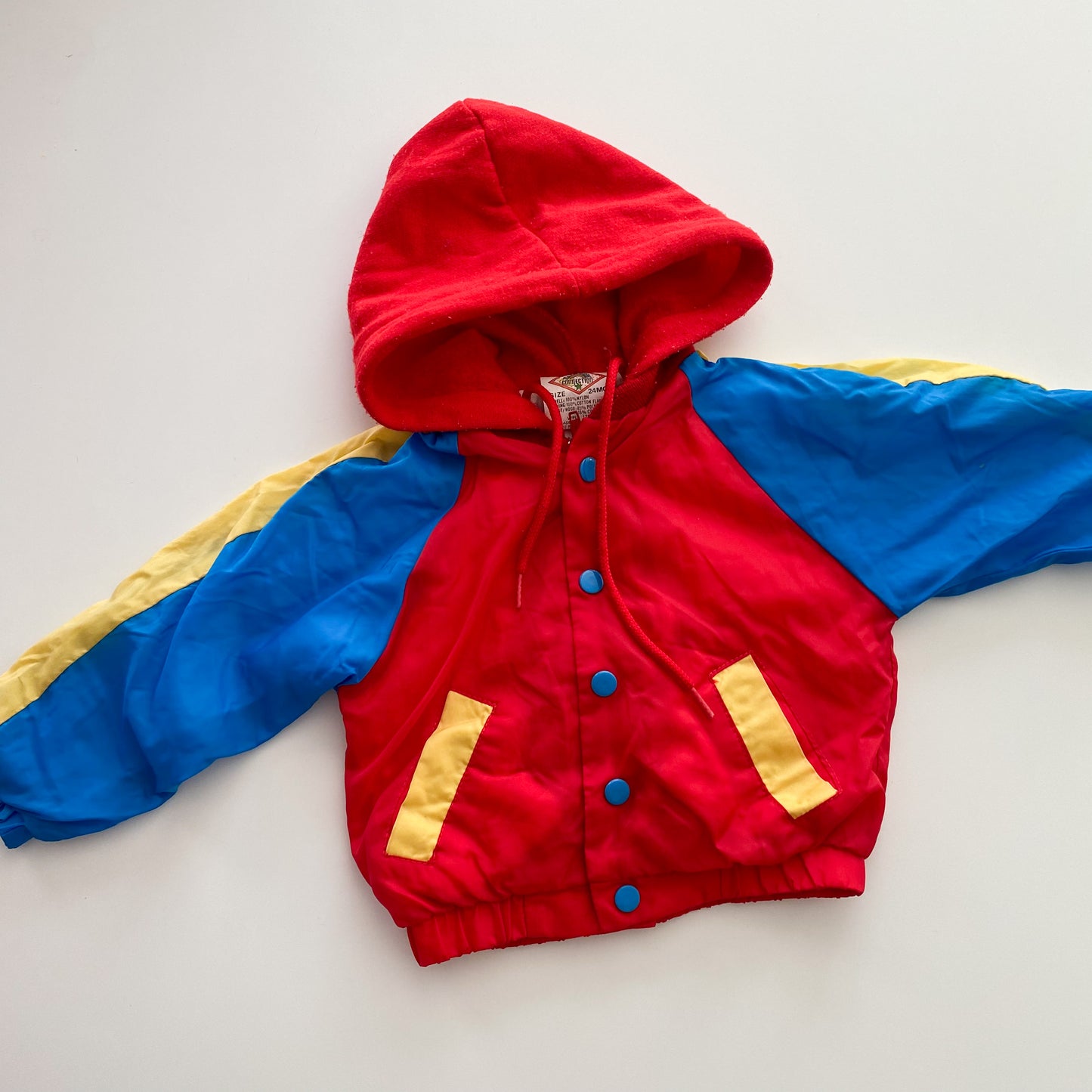 Vintage Colour Block Jacket - Size 2
