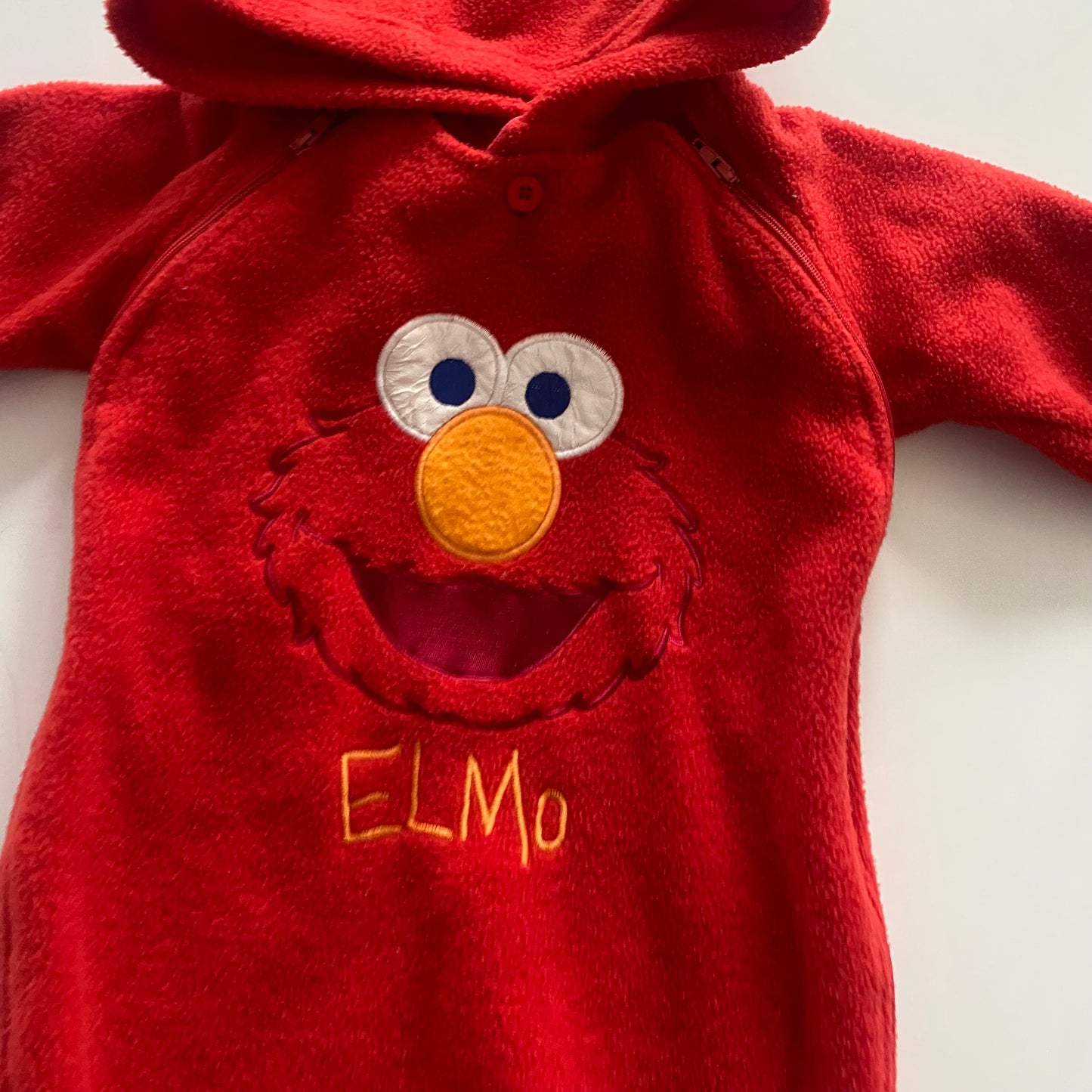 Sesame Street Fleece Footed Suit - Size 3-6M