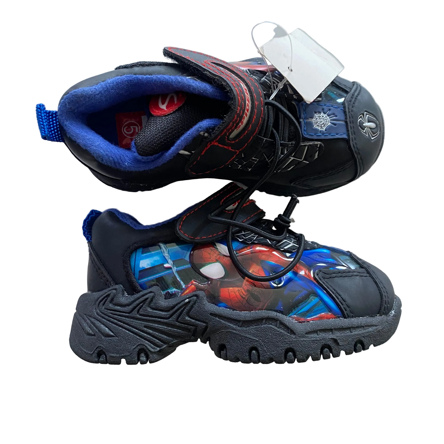 Spider-Man Sneakers - Size 5 (NEW)