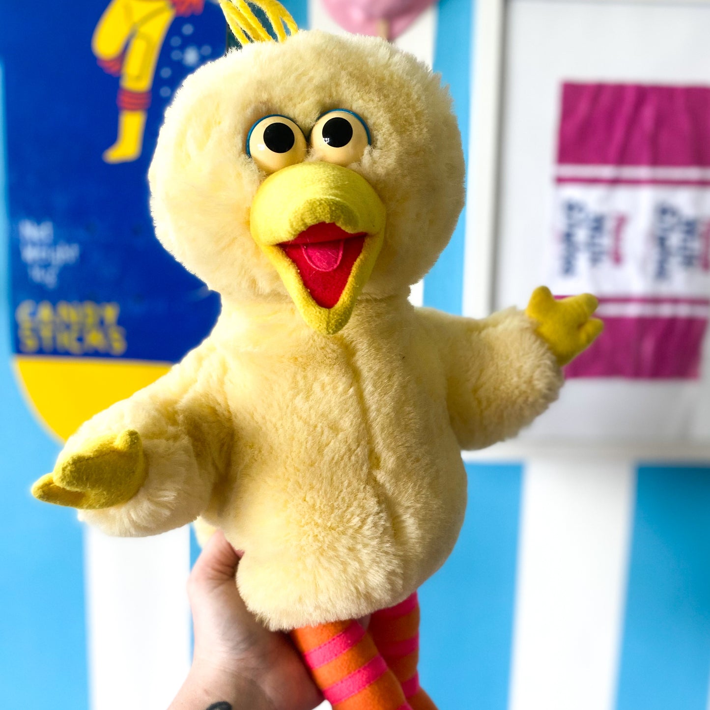 Vintage Sesame Street Interactive Big Bird Plush