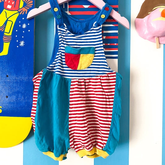 Vintage Pumpkin Patch Romper - Size 1