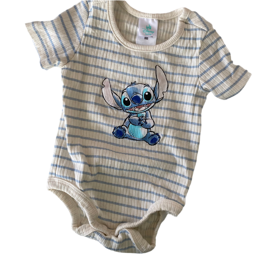 Disney Stitch Bodysuit - Size 0-3M