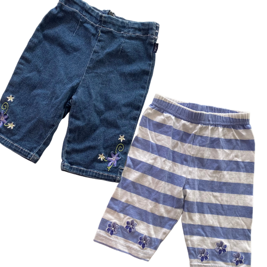 Vintage Pumpkin Patch Shorts - Size 2-3Y