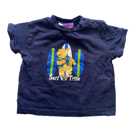 Winnie The Pooh Surf Time Top - Size 6-12M