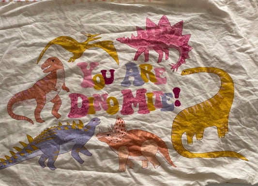 Adair’s Dinosaur Pillowcase