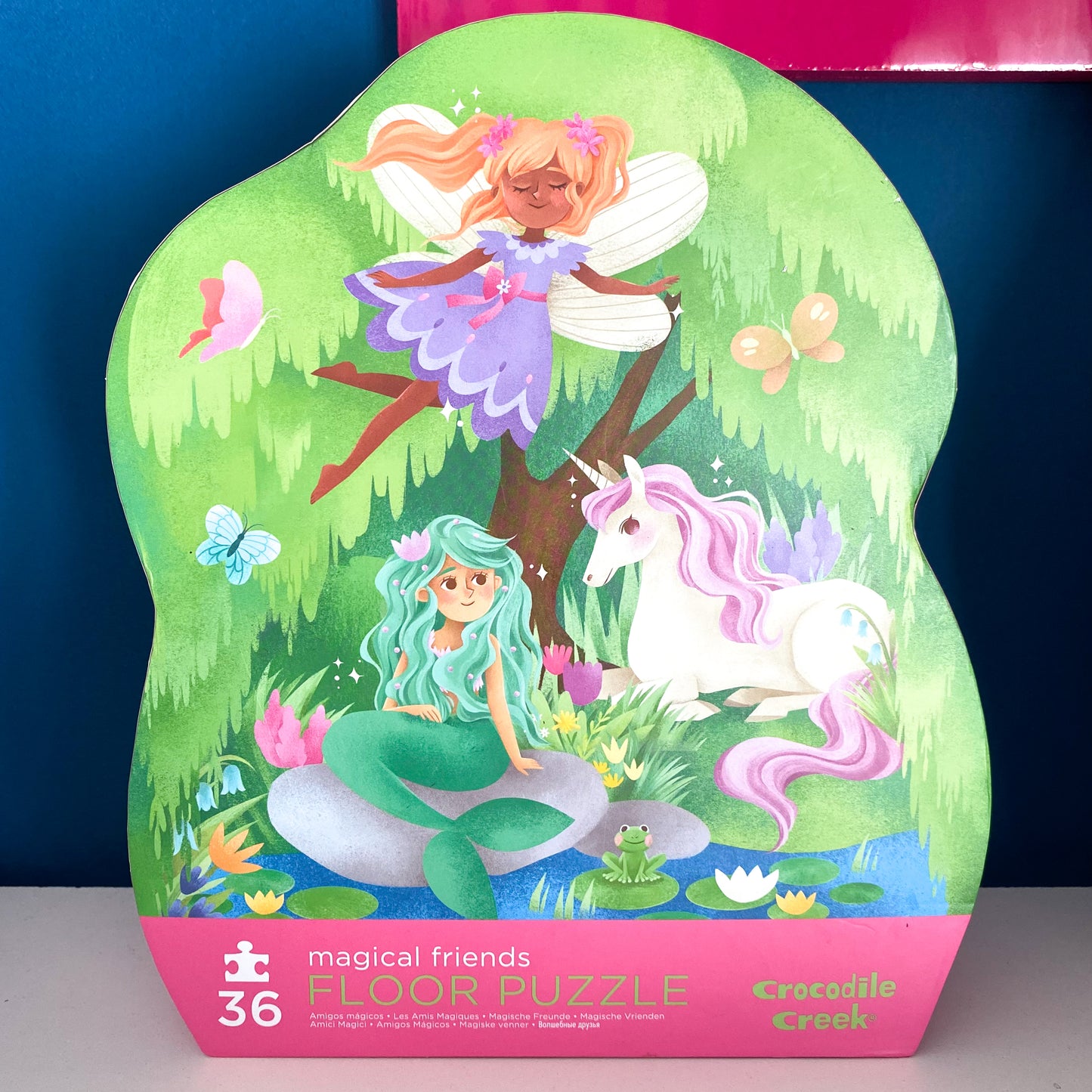 Crocodile Creek Fairy, Unicorn & Mermaid 36 Piece Puzzle