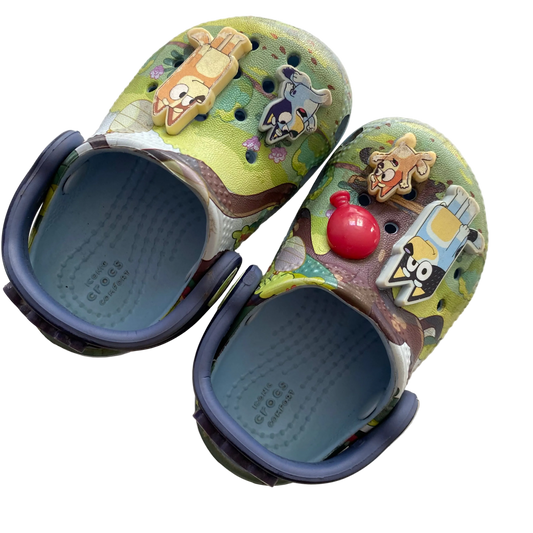 Bluey Crocs - Size 4