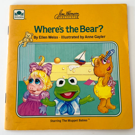 Muppet Babies Where’s The Bear? Book